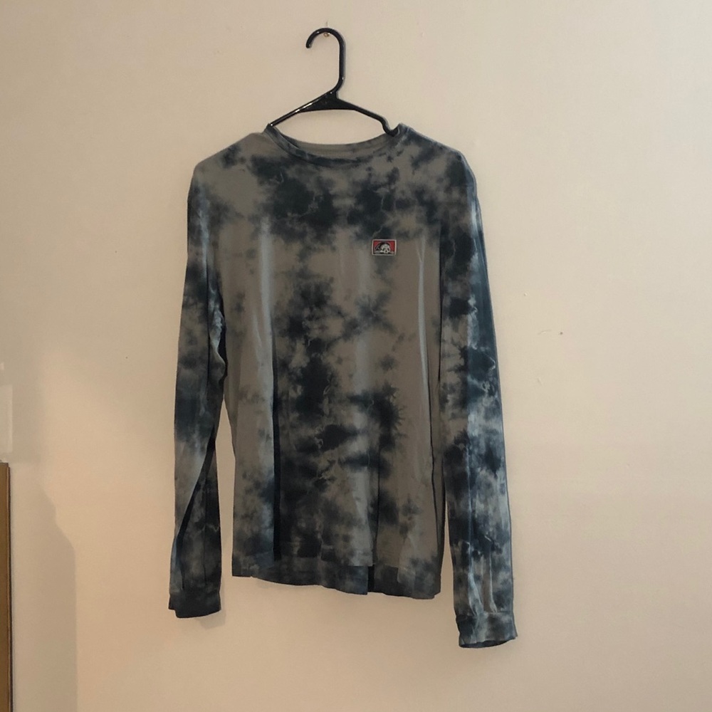 sketchy tank tie dye long sleeve tee